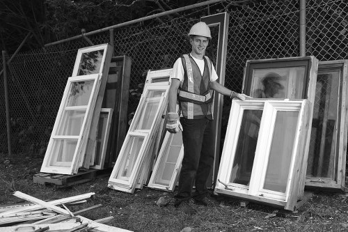 Enclosed and lockable skip available for hire in Hanwell
