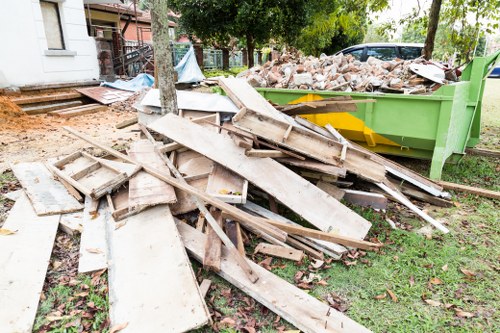 Professional demolition waste removal in Hanwell