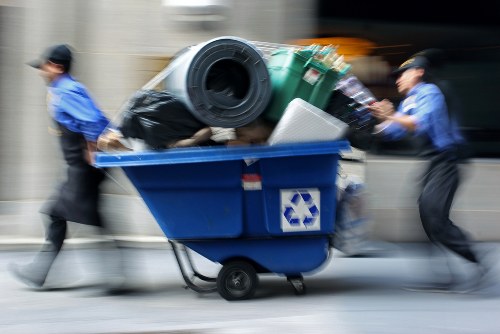 Recycling center in Hanwell